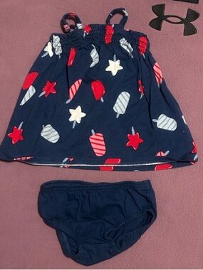 Carter's Navy, Red & White Toddler Two-Piece